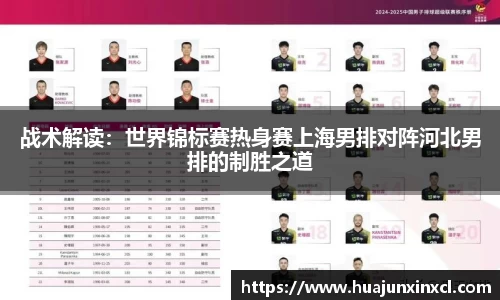 战术解读：世界锦标赛热身赛上海男排对阵河北男排的制胜之道
